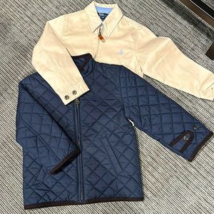Two boys polo jackets good condition.